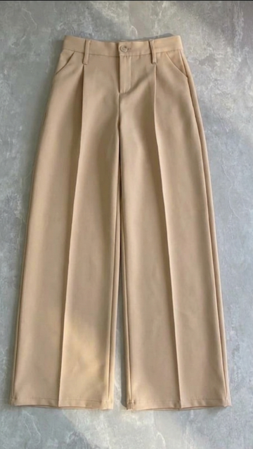 BEIGE KOREAN PANTS