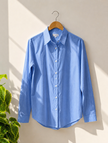 BLUE STRIPED SHIRT