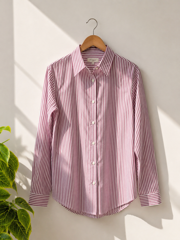 REDISH STRIPED SHIRT